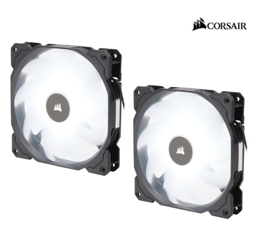 Corsair Air Flow 140mm Fan Low Noise Edition / White LED 3 PIN - Corsair Air Flow 140mm Fan Low Noise Edition / White LED 3 PIN -