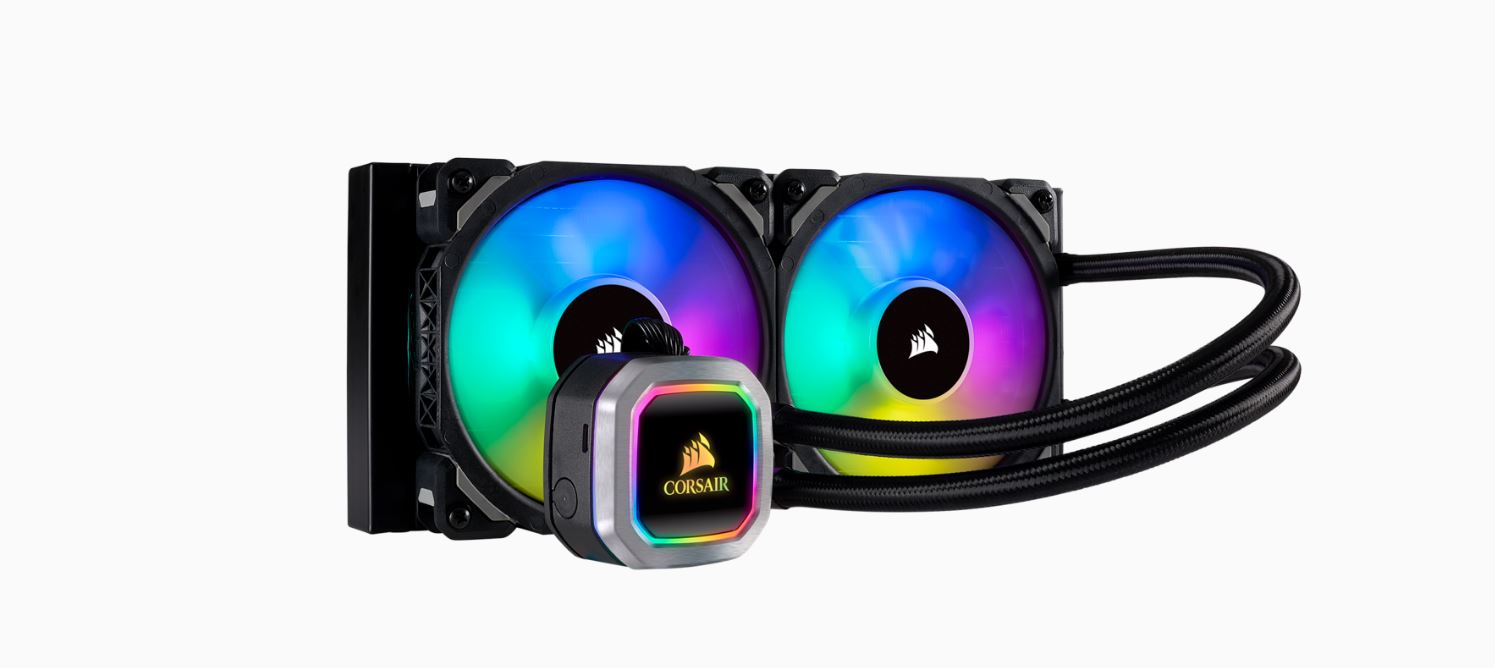 Corsair Hydro Series H100i 240mm RGB PLATINUM Liquid CPU Cooler. Corsair Hydro Series H100i 240mm RGB PLATINUM Liquid CPU Cooler.