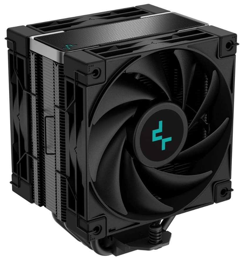 (image for) DeepCool AK400 Zero Dark Plus Performance CPU Cooler, 4 Heat Pipe Tower, High-Performance FDB Fan, 220W Heat Dissipation
