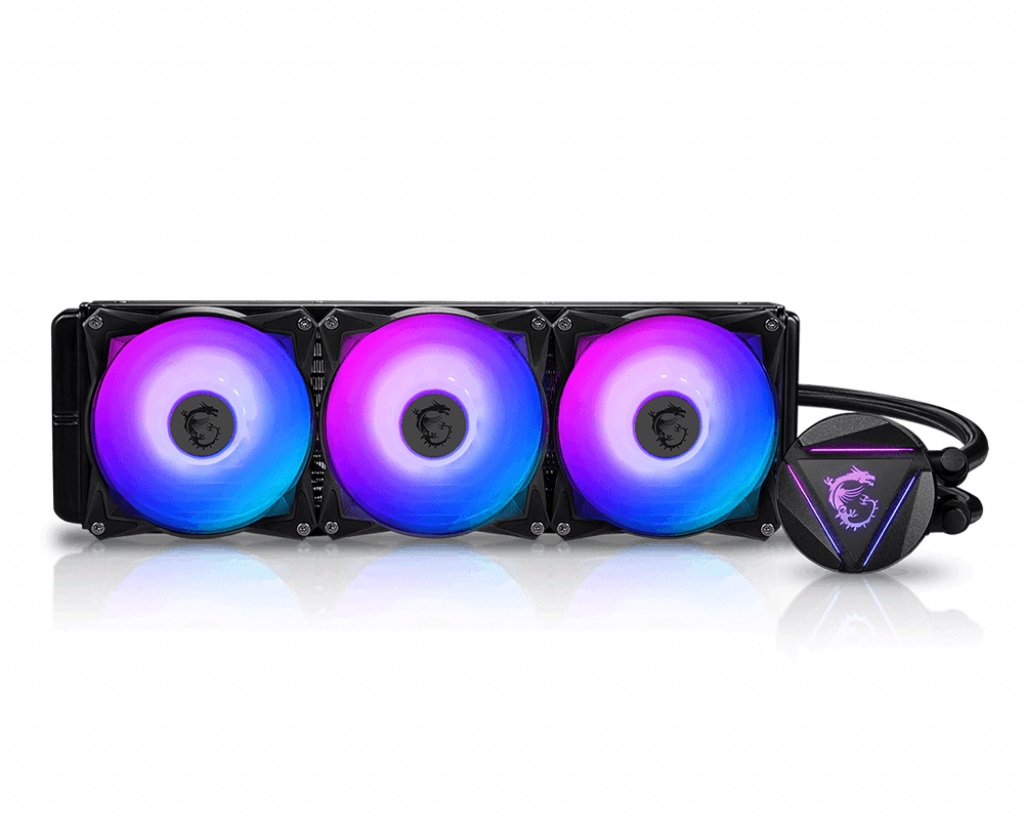 MSI MAG CoreLiquid 360R Liquid Cooler 3 Fan 120x120x25 LGA 115x, 1200, AMx, AMx+, FMx MSI MAG CoreLiquid 360R Liquid Cooler 3 Fan 120x120x25 LGA 115x, 1200, AMx, AMx+, FMx