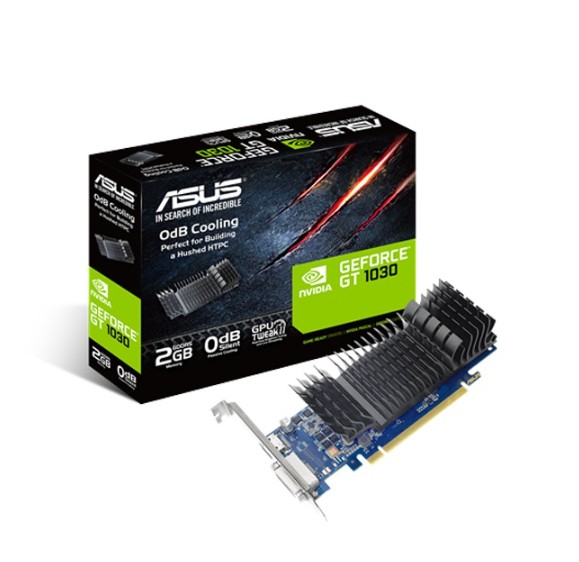 (image for) ASUS nVidia Phoenix GeForce GT1030 2GB OC Edition GDDR5 1 Fan, 1xHDMI/1xDVI-D, 1531 Boost NON-RGB