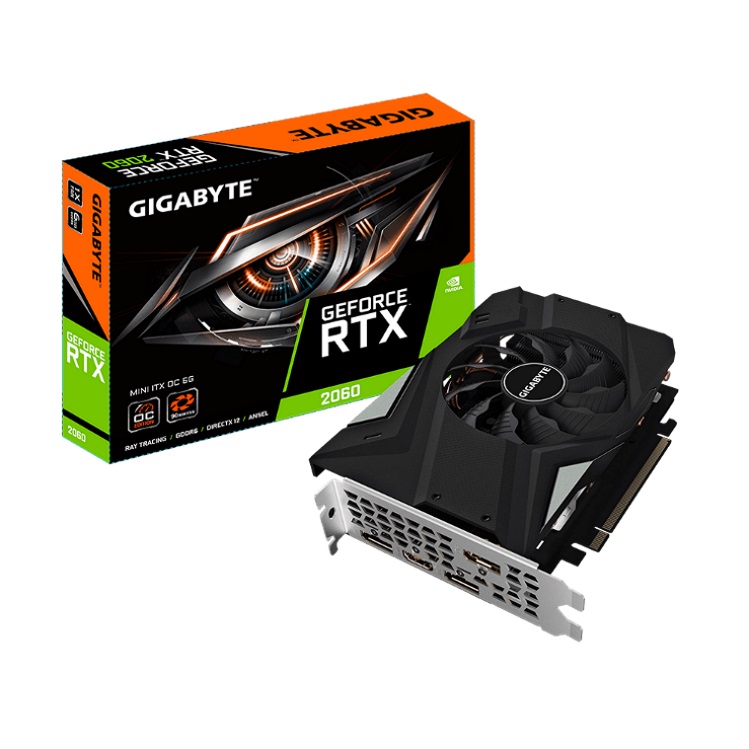 Gigabyte nVidia GeForce RTX 2060 MINI ITX OC 6GB GDDR6 7680x4320 Gigabyte nVidia GeForce RTX 2060 MINI ITX OC 6GB GDDR6 7680x4320