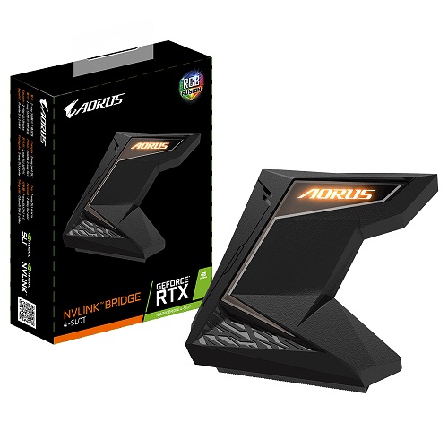 Gigabyte AORUS NVLink Bridge 4-Slot 2 way SLI on nVidia Geforce Gigabyte AORUS NVLink Bridge 4-Slot 2 way SLI on nVidia Geforce