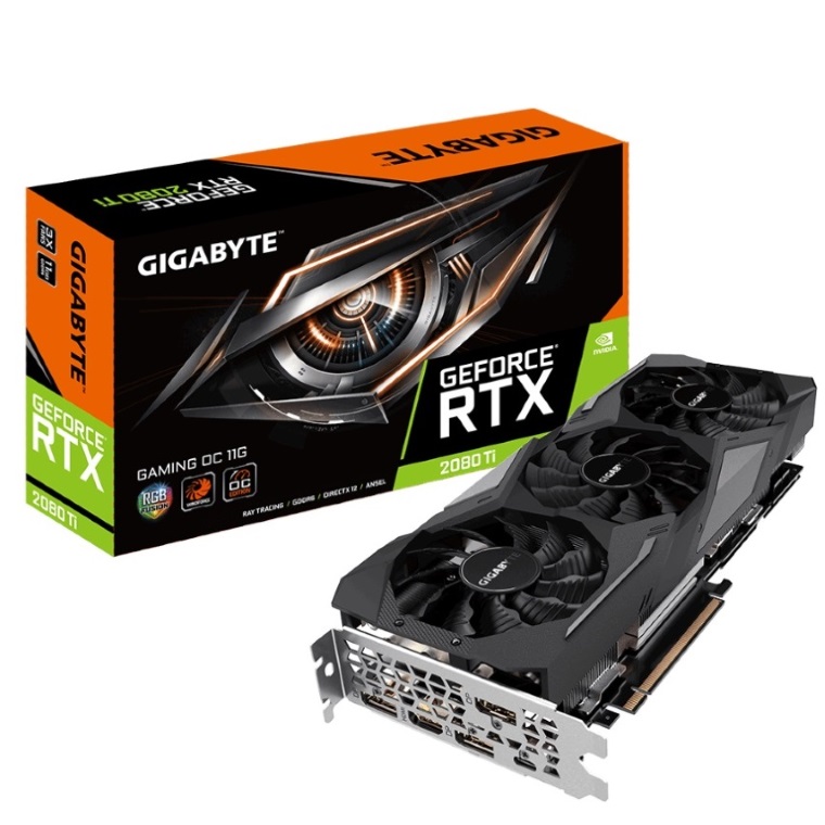 Gigabyte nVidia GeForce RTX 2080 Ti Gaming OC 11GB GDDR6 PCIe3.0x16 1665MHz 8K@60Hz 3xDP HDMI TYPE-C Gigabyte nVidia GeForce RTX 2080 Ti Gaming OC 11GB GDDR6 PCIe3.0x16 1665MHz 8K@60Hz 3xDP HDMI TYPE-C