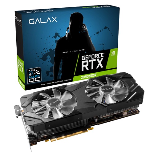 Galax GF RTX 2080 8G GDDR6 Super EX 1-Click OC. PCIex16 8k@ 60Hz 192-bit. 1755/1710 MHz. HDMI 3xDP 2x100mm Fan Galax GF RTX 2080 8G GDDR6 Super EX 1-Click OC. PCIex16 8k@ 60Hz 192-bit. 1755/1710 MHz. HDMI 3xDP 2x100mm Fan
