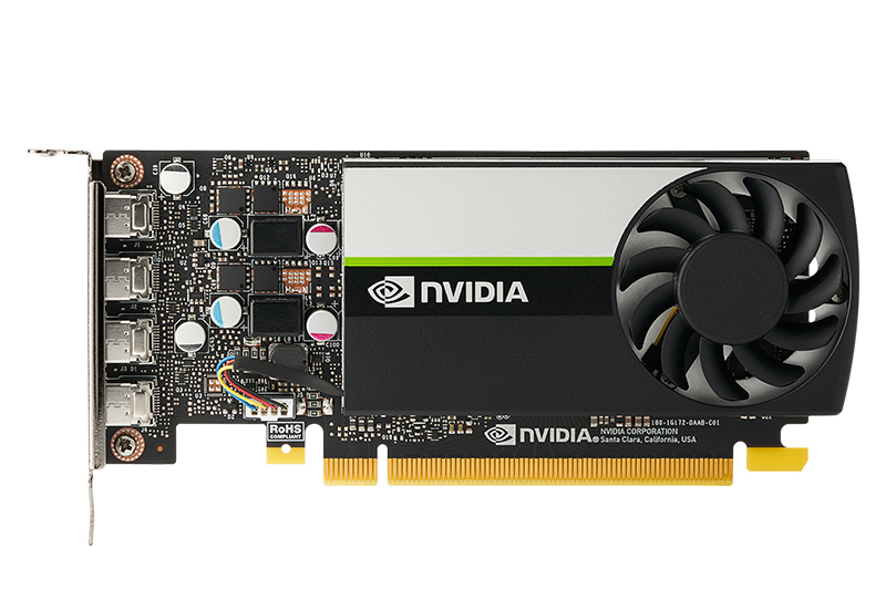 Leadtek nVidia Quadro Turing T600 Workstation GPU, 4GB GDDR6, PCI-E 3.0 x16, up to 160 GB/s Memory Bandwidth 4 x mDP1.4 Leadtek nVidia Quadro Turing T600 Workstation GPU, 4GB GDDR6, PCI-E 3.0 x16, up to 160 GB/s Memory Bandwidth 4 x mDP1.4