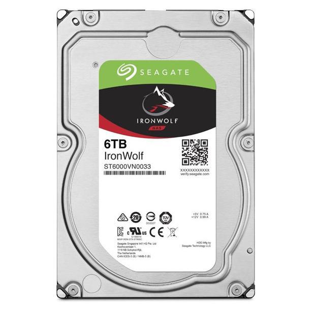 IronWolf NAS HDD 3.5" 6TB SATA 5900RPM 256MB CACHE IronWolf NAS HDD 3.5" 6TB SATA 5900RPM 256MB CACHE