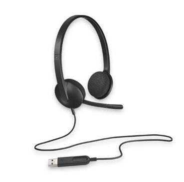 Logitech H340 Plug-and-Play USB headset with Noise Cancelling Mi Logitech H340 Plug-and-Play USB headset with Noise Cancelling Mi
