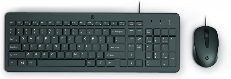 HP 150 Wired Mouse and Keyboard Combo