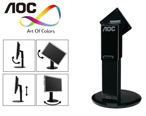 AOC 100mm 4-Way Adjustable Stand (LS) AOC 100mm 4-Way Adjustable Stand (LS)