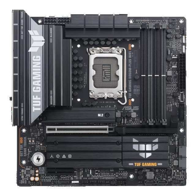 ASUS TUF GAMING B860M-PLUS WIFI LGA1851 mATX Motherboard 256GB, DDR5, 1 x PCIe 5.0, 3 x M.2 slots, 4 x SATA, WiFi 7, 1 x HDMI, 1 (image for) ASUS TUF GAMING B860M-PLUS WIFI LGA1851 mATX Motherboard 256GB, DDR5, 1 x PCIe 5.0, 3 x M.2 slots, 4 x SATA, WiFi 7, 1 x HDMI, 1