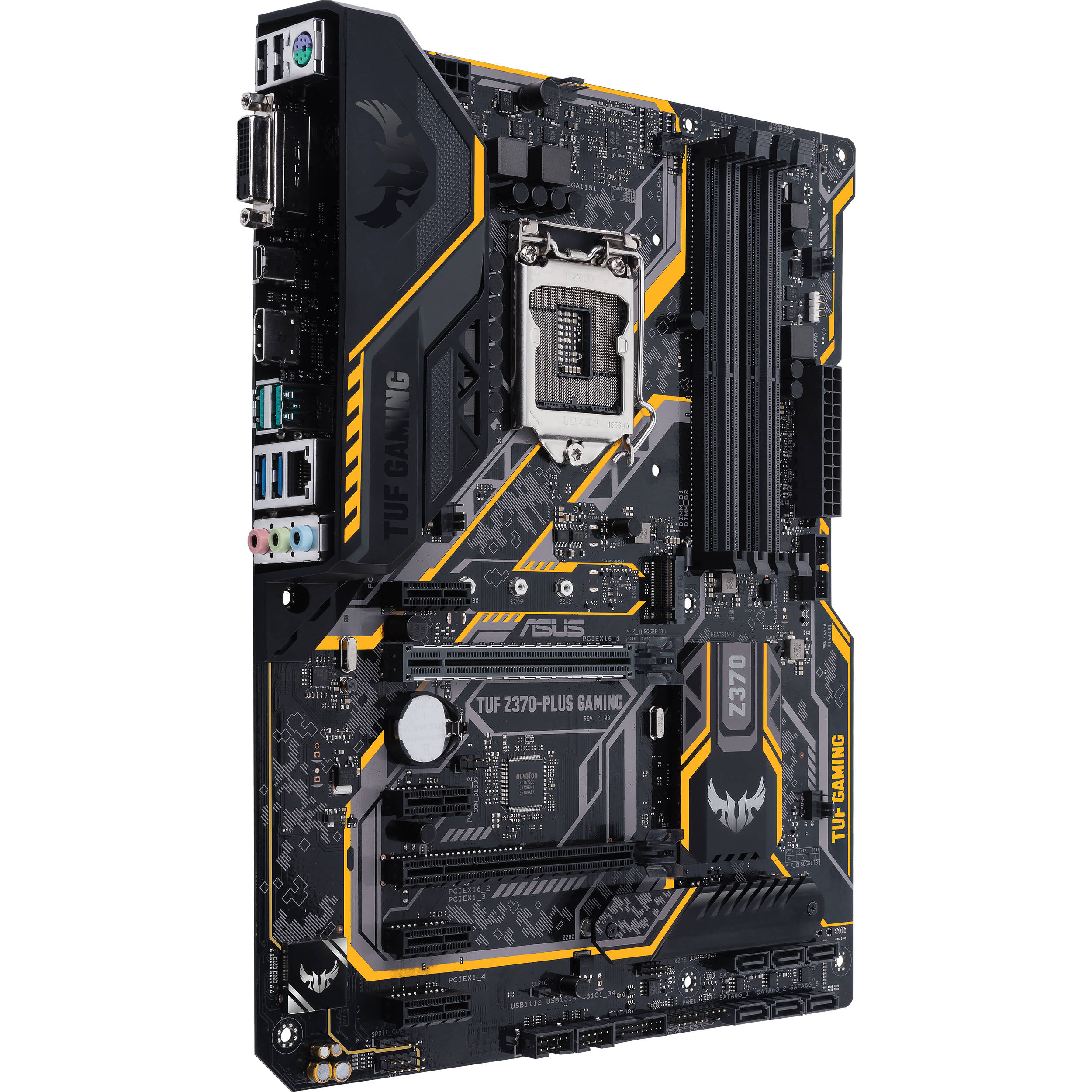 ASUS TUF Z370-PLUS GAMING II Intel LGA 1151 ATX Gaming Motherboa ASUS TUF Z370-PLUS GAMING II Intel LGA 1151 ATX Gaming Motherboa