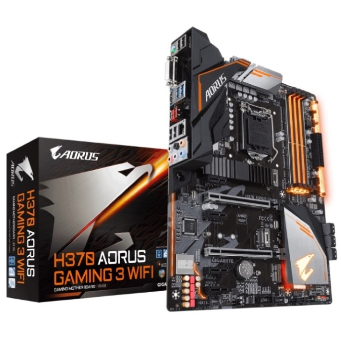 Gigabyte GA-H370 AORUS GAMING 3 WIFI LGA1151 9Gen ATX MB 4xDDR4 Gigabyte GA-H370 AORUS GAMING 3 WIFI LGA1151 9Gen ATX MB 4xDDR4