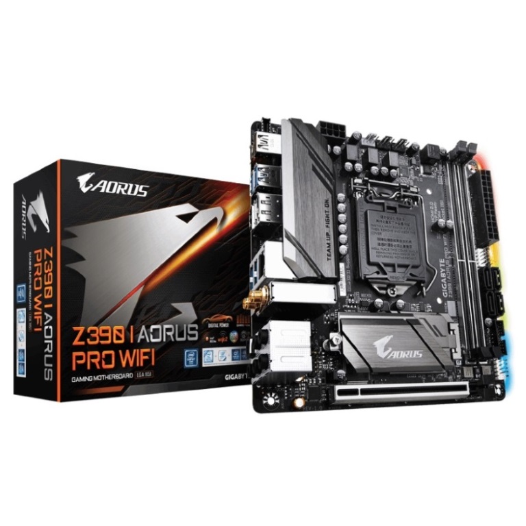 Gigabyte Z390 I AORUS PRO WIFI LGA1151 9Gen mITX MB 2xDDR4 1xPCI Gigabyte Z390 I AORUS PRO WIFI LGA1151 9Gen mITX MB 2xDDR4 1xPCI