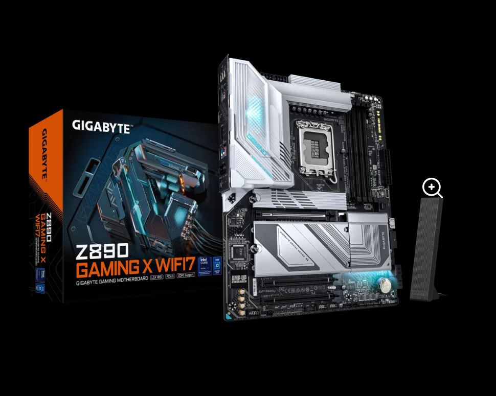 (image for) Gigabyte Z890 GAMING X WIFI7 Intel LGA 1851 ATX Motherboard 4x DDR5 256GB 3x PCIE x16 4x M.2 4x SATA 6x USB 3.2 1x USBC 4x USB