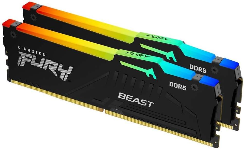 (image for) FURY BEAST, DDR5, 16GB Kit (8gb X 2), 5600MHz, CL36, 288-Pin, DIMM, 1.25V