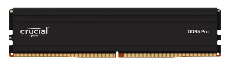 Crucial Pro 16GB (1x16GB) DDR5 UDIMM 5600MHz CL46 Black Heat Spreader Support Intel XMP AMD Ryzen Desktop PC Gaming Memory (image for) Crucial Pro 16GB (1x16GB) DDR5 UDIMM 5600MHz CL46 Black Heat Spreader Support Intel XMP AMD Ryzen Desktop PC Gaming Memory