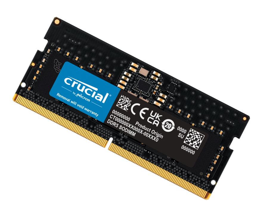 (image for) Crucial 16GB (1x16GB) DDR5 SODIMM 5600MHz CL46 Notebook Laptop Memory