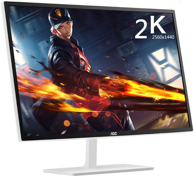 AOC 31.5" IPS 5ms 2560x1440 FreeSync Monitor - DP/HDMI/DVI Tilt AOC 31.5" IPS 5ms 2560x1440 FreeSync Monitor - DP/HDMI/DVI Tilt