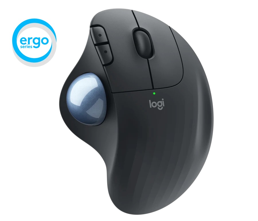 Logitech Ergo M575 Wireless Ergonomic Mouse - Graphite