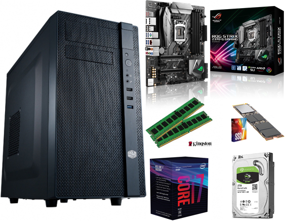 PERFORMANCE PC, 8th Gen Core-i7 CPU, 16GB RAM, 256GB M2 SSD, 2TB PERFORMANCE PC, 8th Gen Core-i7 CPU, 16GB RAM, 256GB M2 SSD, 2TB