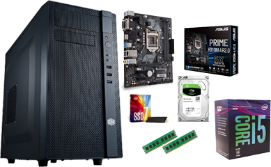 BUSINESS PC, 9th Gen Core-i5 CPU, 8GB RAM, 512 M2 NVMe SSD, 1TB BUSINESS PC, 9th Gen Core-i5 CPU, 8GB RAM, 512 M2 NVMe SSD, 1TB