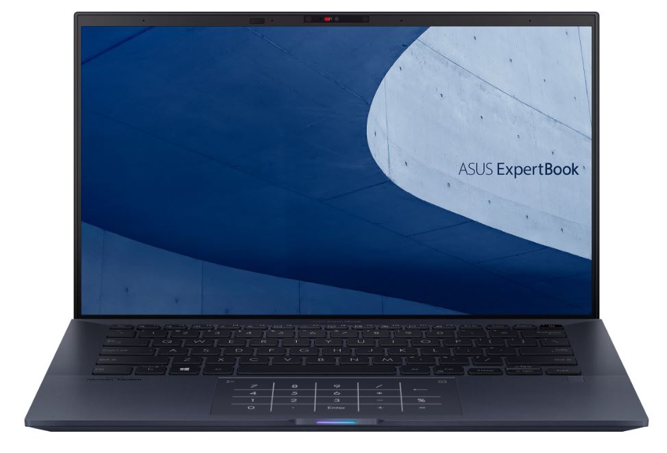 Asus ExpertBook 14" FHD 400nits Intel i7-1165G7 2x1TB SSD RAID0 16GB WIN10 PRO Intel Iris Xe Graphic Fingerprint Backlit