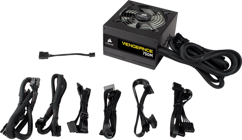 Corsair Vengeance 750W CX 80+ Silver Semi-Modular120mm FAN Black Corsair Vengeance 750W CX 80+ Silver Semi-Modular120mm FAN Black