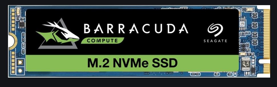 Seagate Barracuda 510 M.2 NVMe SSD 500GB - 3400R/2180W MB/S,3D T Seagate Barracuda 510 M.2 NVMe SSD 500GB - 3400R/2180W MB/S,3D T