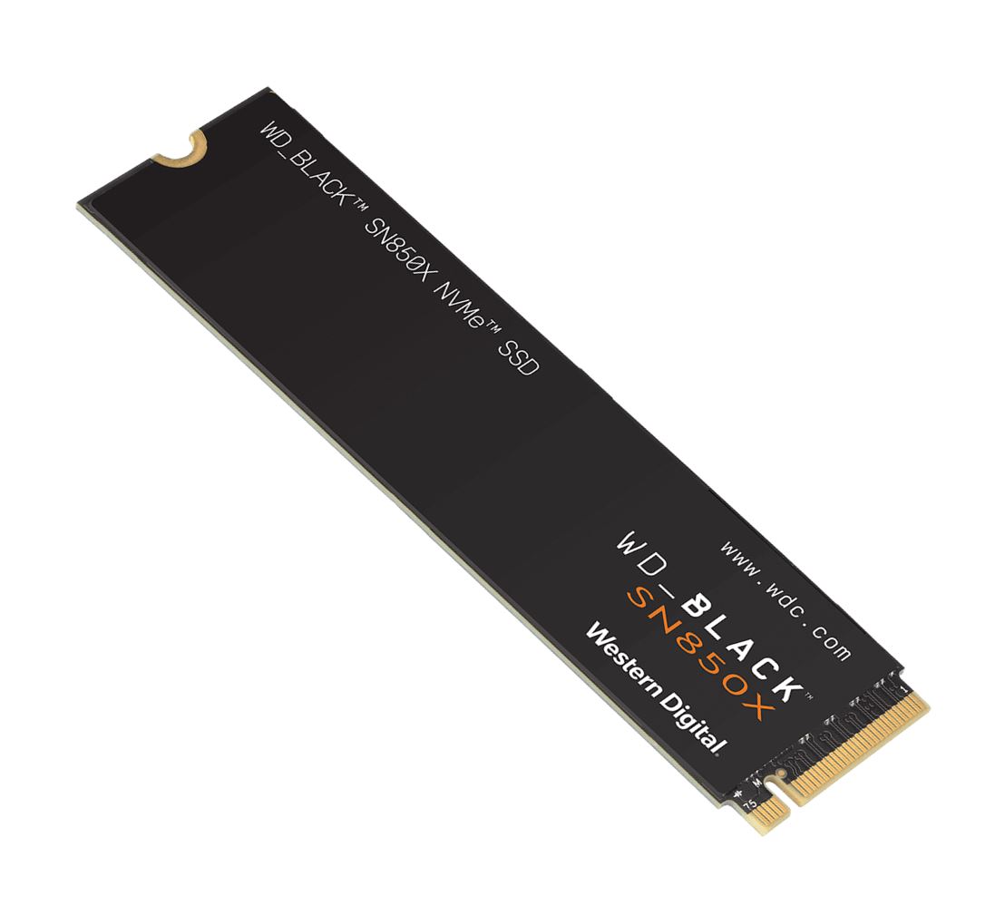 WD Black SN850X 1TB Gen4 NVMe SSD - 7300MB/s 6300MB/s R/W 600TBW 1000K/800K IOPS 1.75M Hrs MTBF M.2 2280 PCIe4.0 3D-NAND