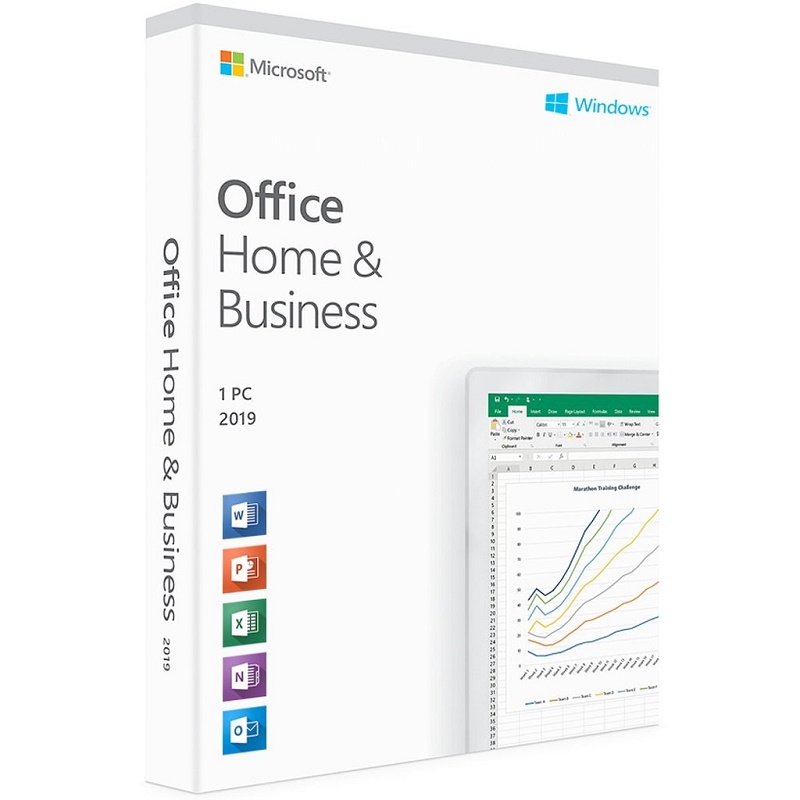 Microsoft Office Home and Business 2019 Medialess - 1 User for PC & Mac. Product Key Card Microsoft Office Home and Business 2019 Medialess - 1 User for PC & Mac. Product Key Card