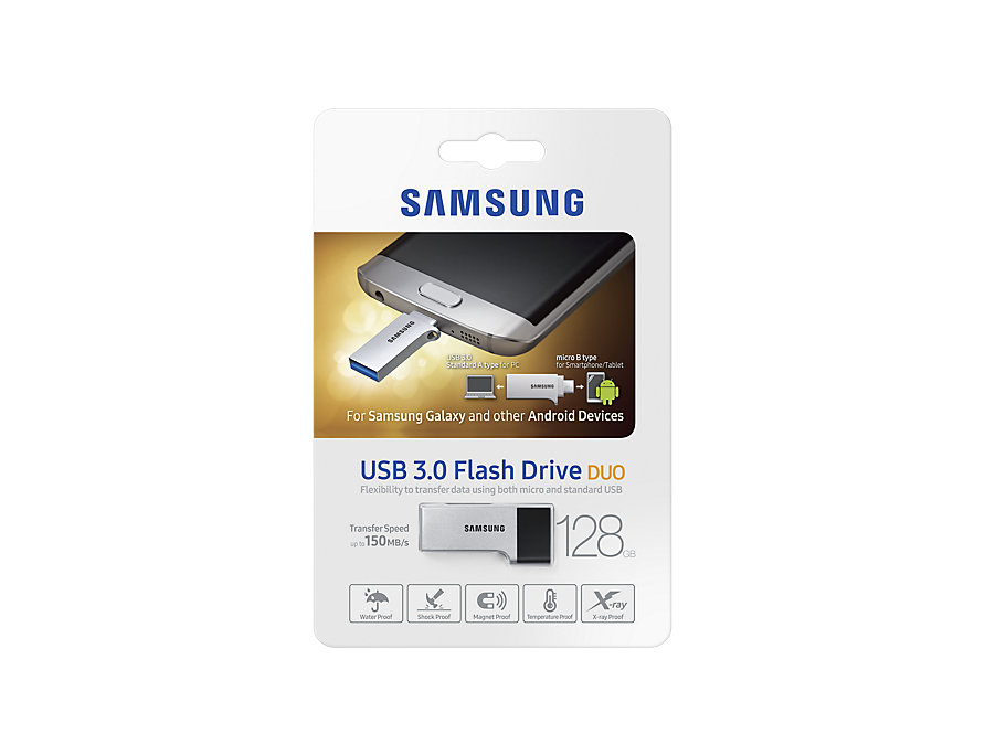 SAMSUNG USB 3.0 128GB Flash Drive DUO,Up to 130MB/s transfer spe SAMSUNG USB 3.0 128GB Flash Drive DUO,Up to 130MB/s transfer spe