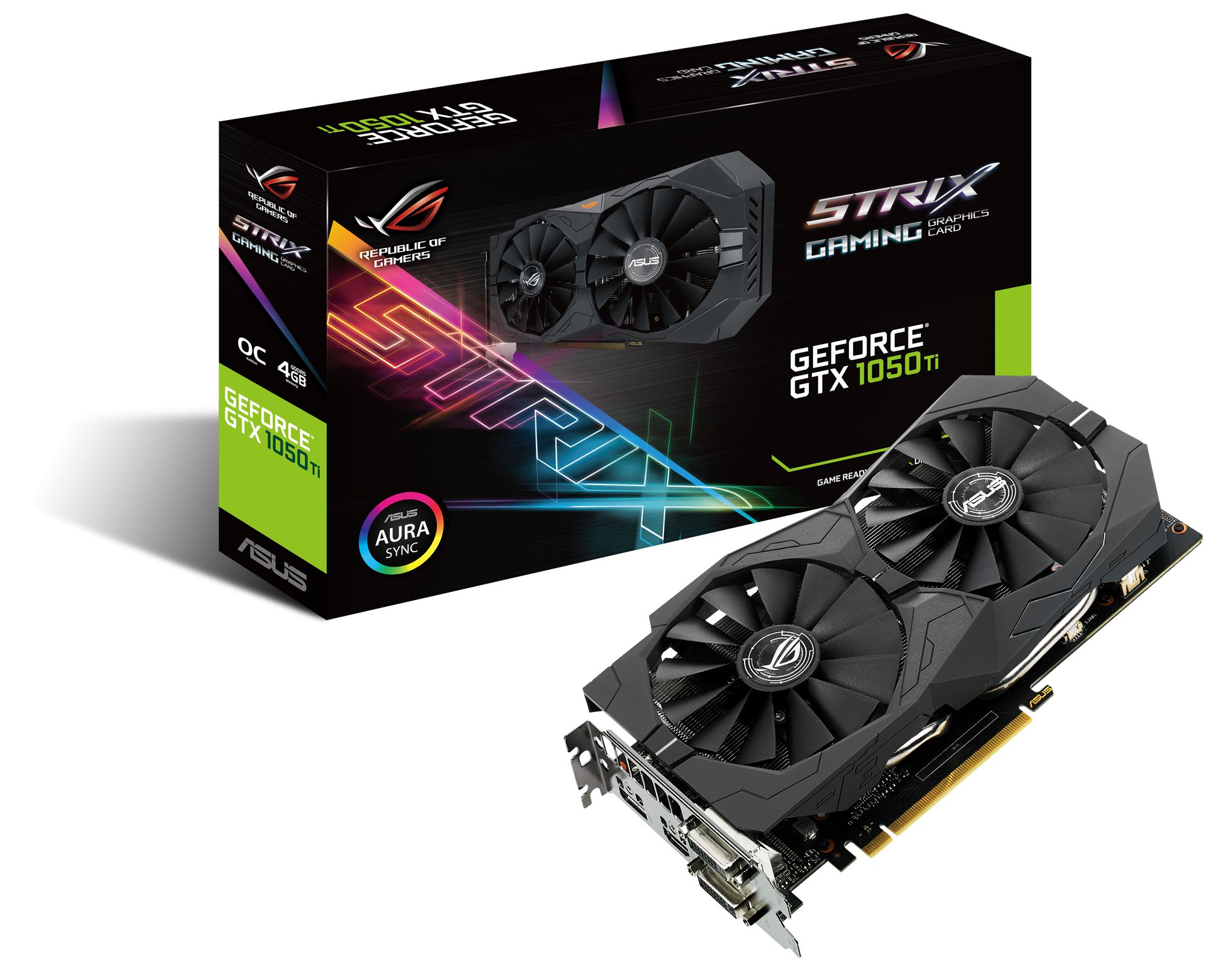 Asus nVidia STRIX-GTX1050TI-O4G-GAMING PCIe Card GDDR5 8K 7680x4 Asus nVidia STRIX-GTX1050TI-O4G-GAMING PCIe Card GDDR5 8K 7680x4