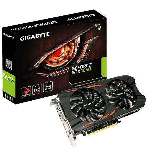 Gigabyte nVidia GeForce GTX 1050 Ti Windforce OC 4GB PCIe Video Gigabyte nVidia GeForce GTX 1050 Ti Windforce OC 4GB PCIe Video