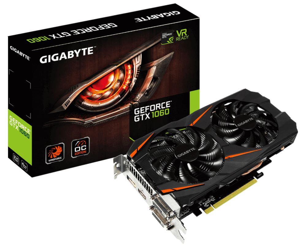 Gigabyte GeForce GTX 1060 Windforce OC 3GB PCIe Video Card 8K @ Gigabyte GeForce GTX 1060 Windforce OC 3GB PCIe Video Card 8K @